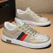 Women's Silver Monogram Luxury Up Skate Shoes Autumn New Casual Trendy Versatile Flat Lace Up Men's Sports Sneakers_vogvips.com