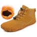 Popular Five Finger Men's Cotton Shoes With Plush Snow Boots, High Top Cotton Boots, Thick Soled Northeast Snow Boots, Five Finger Shoes_vogvips.com