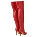 New Style Thin Heel High Tube Bare Outdoor Street T-stage Show Full Fashion Long Boots 42_vogvips.com
