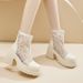 National Style Mesh Thick Sole Slim Chunky Height Increasing Women 2024 New Over-the-Knee Long Boots High Heels_vogvips.com