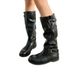 French Style Melard Western Cowboy Engineer Mid-Calf Riding Half Wide Mouth Stacked Short Boots For Women Autumn Winter_vogvips.com