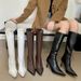 for Women 2025 Autumn Winter New Internet Celebrity Same Style Pointed Toe Thin Heel High Sexy Slimming Over-the-Knee_vogvips.com