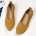Women's Casual Shoes Pointed Single Shoes Breathable Fly-woven Mother Shoes One Pedal Lazy Shoes Soft-soled Doudou Shoes_vogvips.com