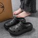 Women's EVA Cropped Shoes Summer Thick Soled Non Slip Slippers Height Increasing Odor Resistant Outdoor Beach Shoes For Men_vogvips.com