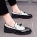 Elegant Men's Pointed Toe Brogue Shoes - Breathable PU Lining, Rubber Sole, Casual & Wedding Style, Slip-On Design (White/Red/Black)_vogvips.com