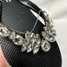 Fashion Flip Flops Women Summer Glass Diamond Slippers Women's Daily Outwear Anti Slip Wear-resistant Slippers Designer Sandals_vogvips.com