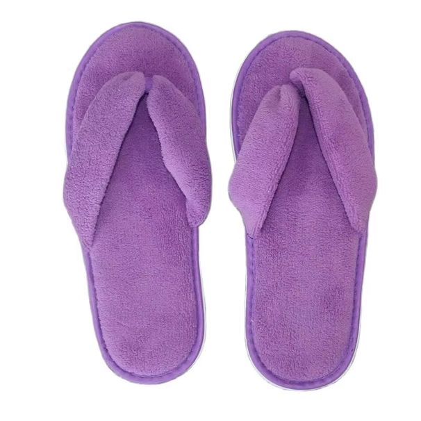 Winter Hotel Soft Slippers Men Women Travel Disposable Cotton Flip-Flops Home Hospitality Soft SPA Guest Slides Indoor House_vogvips.com