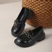 new Spring And Summer Women's Thick Bottom Lace-up Single Shoes Spring And Autumn Hundred With British Small Leather Shoeses_vogvips.com