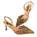 Women's pointed high heels, rhinestones and coral stones, fashionable and elegant party style_vogvips.com
