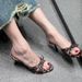 Sexy Leopard Print High Heel Sandals Women In Size 42 With Bow And A Straight Line Flip Flop. High Heels For Summer_vogvips.com