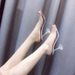 2026 Crystal High Heels Transparent For Women Summer Outdoor Wear High-End Feel New Square Toe Large Size Sandals Frenc_vogvips.com