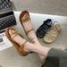 Women's Sandals Summer 2024 New Fashion College Style Sports Casual Roman Beach Shoes One-Strap Outdoor Slippers_vogvips.com