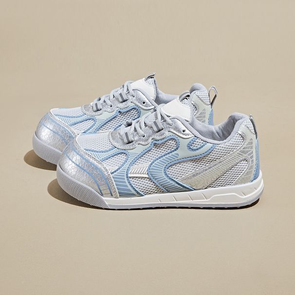 Little White Shoes Female Student Mesh Breathable Thick-soled Heightening Shoes Casual Shoes Board Shoes_vogvips.com