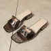 Cross Border New Style Ladies Pointed Toe On Sandals Thick Heels Suitable For Wearing Outside With Anti Slip Leather_vogvips.com