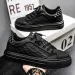 New Design Men's Anti-slip Heightening Feature, White Sneakers With Soft Sole, Board-style Shoes For Sports And Casual_vogvips.com