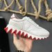 New Style Trendy High-End Red Shark Sole Dad Shoes Men Genuine Leather Color-Block Casual Sneakers Women_vogvips.com