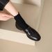 Soft Vintage Slip-on Loafers For Women, British Style, Soft-soled Versatile Small Shoes, Genuine Leather Round-toe_vogvips.com