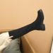 Size Options For 32-40 Martin Short Suede Women 2023 Autumn Winter Slimming Long Sock Boots_vogvips.com