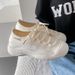 Little White Shoes Female Internet Celebrity Street Shot Casual Shoes Versatile Breathable Fashion Flat Shoes_vogvips.com