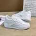New Spring Fashion Thick Bottom White For Women, Casual Sports Versatile Board Shoes, Ins Trendy Shoes_vogvips.com