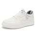 Summer Men's New Breathable White Versatile Thick Soled Sports Casual Board Shoes, And Trendy Shoes For Male Students_vogvips.com
