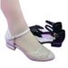 Hollow Soft Sole Medium Heel Sandals Women's Medium Heel Thick Heel Outer Wear Shallow Mouth Pointed Hollow Belt Mother Shoes_vogvips.com