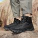 Outdoor Hiking Shoes Men Anti-slip Lace-up Thick-soled Wear-resistant High-top Boots Men Comfortable Breathable Casual Shoes Men_vogvips.com