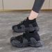 Socks Soft Non-Tiring Foot Sports Spring Summer New Running Octopus Women Purple Thick Sole Dad Shoes_vogvips.com