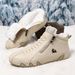 Hand-Sewn Women's Shoes With Soft Beef Tendon Soles, Mom Shoes, Autumn And Winter Flats, Casual Shoes_vogvips.com