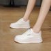Little White Shoes Children Girls Students Leisure Sports Versatile Board Shoes Street Shooting_vogvips.com