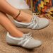 Color Block Flat Training Shoes For Women 2025 Summer New Soft Leather Casual Sneakers Soft Sole Forrest Gump Shoes Sports Shoes For Women_vogvips.com