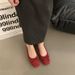French-style Vintage Bow Ballet For Women, 2026 Spring-summer New Model, Shallow Flat To Match Skirts, Granny Shoes_vogvips.com