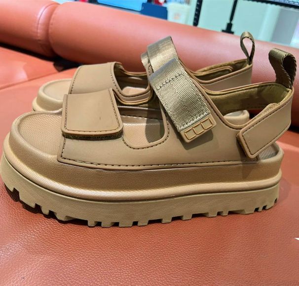 Women's Velcro Platform Sandals With Heel Lift Comfortable Versatile Casual Open Toe Design Beach Wear_vogvips.com