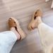 H Brand 2025 Summer New Model One-strap Wedge Platform Thick-soled Roman Style European And American Fashion Women's_vogvips.com