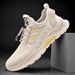 Summer Breathable Flyknit Sports Casual For Men, Korean Style Outdoor Travel Shoes, Quick-Lace Trendy Shoes_vogvips.com