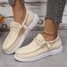 Canvas Shallow Flat New Size 43 Single Shoes, 2025 Women's Shoes_vogvips.com