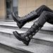New Leather Spring Men's Shoes High-top Men's Heightening Tooling Martin Boots_vogvips.com
