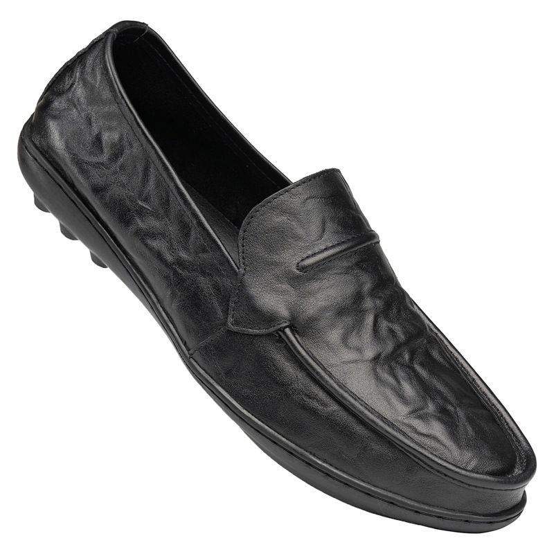 Genuine Leather Men Shoes Casual Brand Men Loafers Italian Moccasins Breathable Slip On Men Driving Shoes Chaussure Homme_vogvips.com