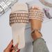 Large Size Slippers Woman First Color Diamond Pearl Shoes Cross Border Slippers Woman_vogvips.com