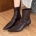 Autumn And Winter New Style Of Pointed-toe, Slender Commuter Women 2025 High-heeled Ankle Boots_vogvips.com
