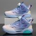 Children's Basketball Shoes Face Thick Bottom Sneakers Anti-slip Swivel Buckle Children's Walking Shoes_vogvips.com