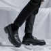 2025 New Spring Chain Loafers For Men With Sole And Thick Heel, British Style Small Leather Shoes 18621-R_vogvips.com