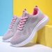 Women's Sports Spring And Autumn Mesh Breathable Ultra-light Student Casual Lightweight Soft Sole Running Shoes 2025 New_vogvips.com