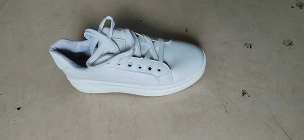 Large Size Single Women's Casual Rubber Shoes Round Toe Thick Sole Synthetic Upper No Shoe Box_vogvips.com