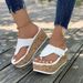 Women's Shoes New Summer Thick-soled Women's Shoes Wedge Heel Women's Buckle Sandals_vogvips.com