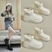 Fleece-Lined High-Top Snow Boots For Women 2025 Winter New Style Student Ins Korean Version Warm Casual Cotton Shoes_vogvips.com