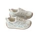 Vintage Versatile Sports Jogging For Women 2025 Spring New Genuine Leather Mesh Breathable Lightweight Casual Dad Shoes_vogvips.com