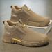 Men's Shoes For Spring, Breathable, One-Foot Soft-Soled Men's Sports Dad Shoes, Dirt-Resistant, Construction Site Work L_vogvips.com