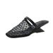 Women's Baotou Half Slippers For Women To Wear Outside Summer New Niche Mesh Cut Out Sandals Breathable Thick Heel Fishnet Shoes_vogvips.com