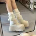Thick Bottom Warm Anti Cotton Snow Womens Winter High Heel Fleece Lined Booties Non Slip Rubber Sole Ankle Boots 251110_vogvips.com